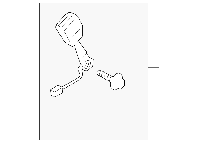 DRY1-57-680-02 Деталь BUCKLE, RIGHT
