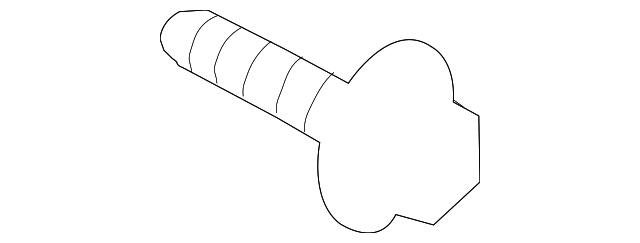 L528-57-811 Деталь BUCKLE BOLT, LEFT