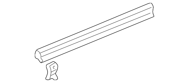 68160-0C010 Деталь BELT W'STRIP, RIGHT