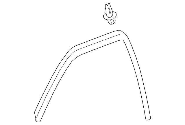 75072-0C010 Деталь FRAME MOLDING, LEFT