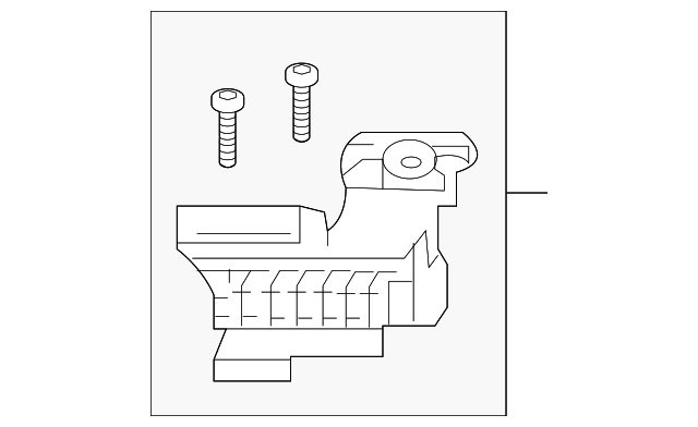 81194-30030 REPAIR BRACKET, LEFT