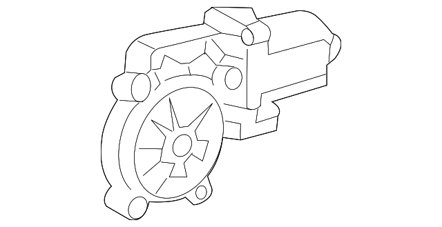 22915254 Деталь WINDOW MOTOR, RIGHT