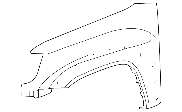 53811-04090 Деталь FENDER, RIGHT