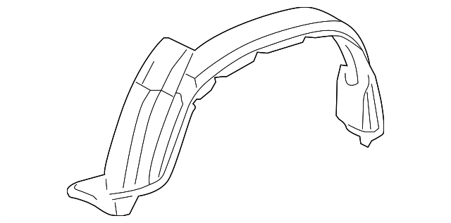 53876-04150 Деталь FENDER LINER, LEFT