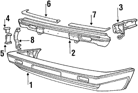 Fox BUMPER & COMPONENTS - FRONT