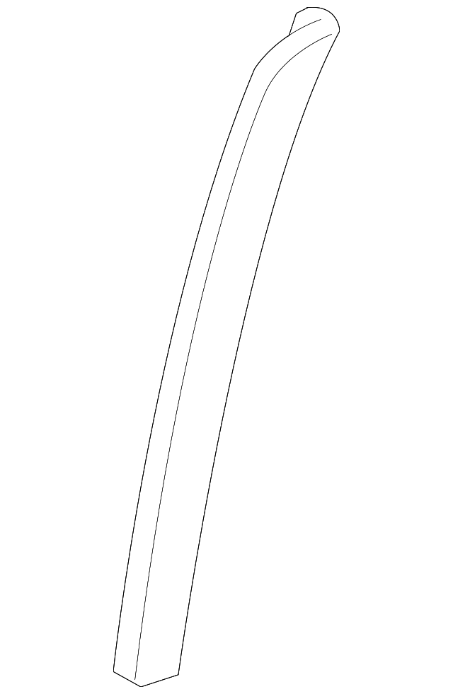 YL8Z-16038-AAA Деталь WHEEL OPNG MLDG, RIGHT