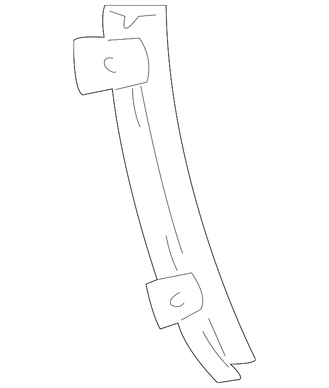 83560-39000 Деталь LOWER CHANNEL, RIGHT