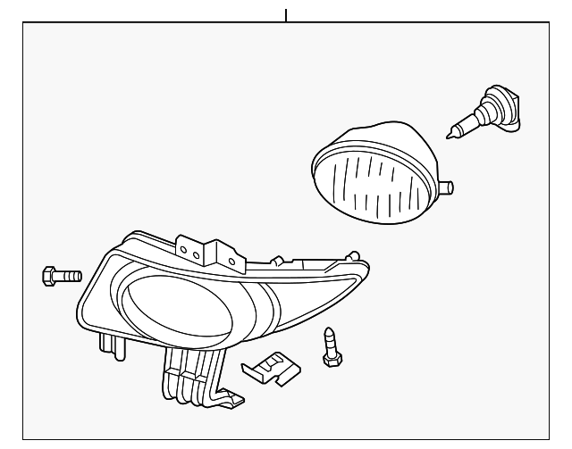 BN8P-51-680A Деталь FOG LAMP ASSY, RIGHT