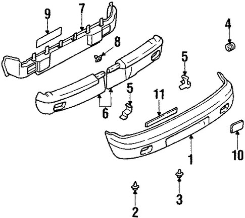 Sportage BUMPER & COMPONENTS - REAR