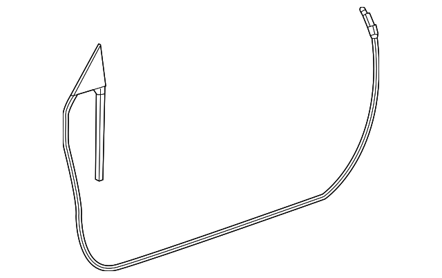 5142449AA Деталь LOWER W'STRIP, LEFT