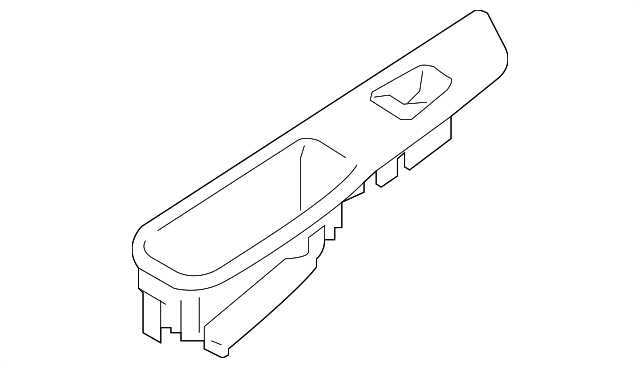 FB5Z-14527-AC Деталь SWITCH BEZEL, RIGHT