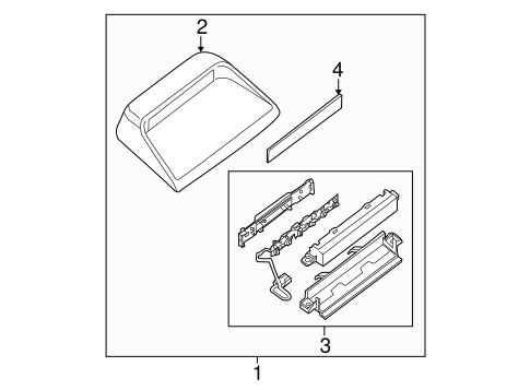 Maxima HIGH MOUNTED STOP LAMP