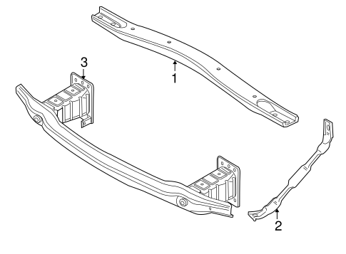 X6 RADIATOR SUPPORT