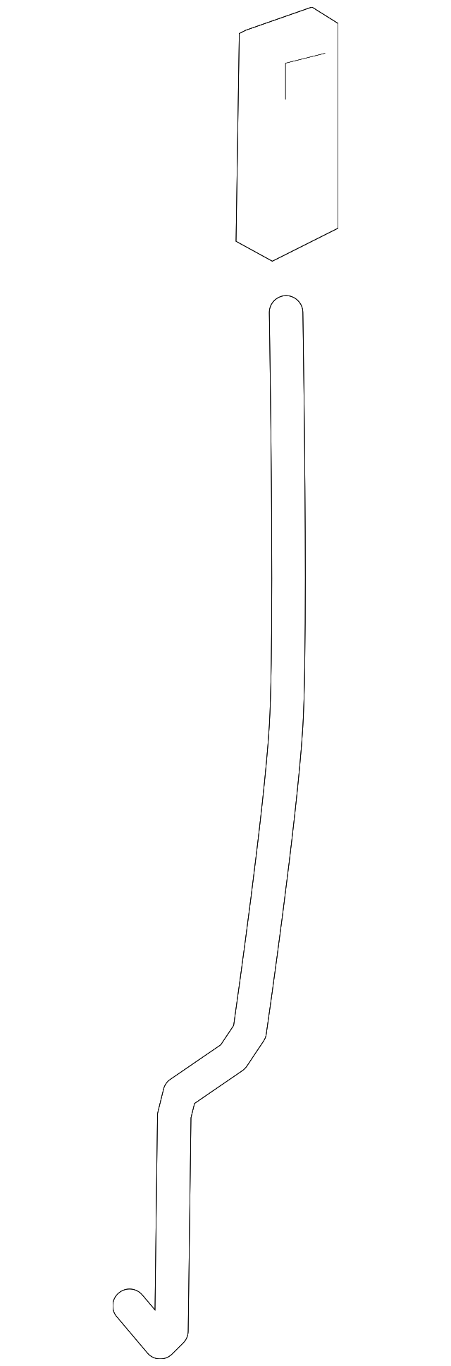 95179692 LOCK ROD, RIGHT