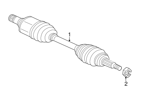 Outlander DRIVE AXLES