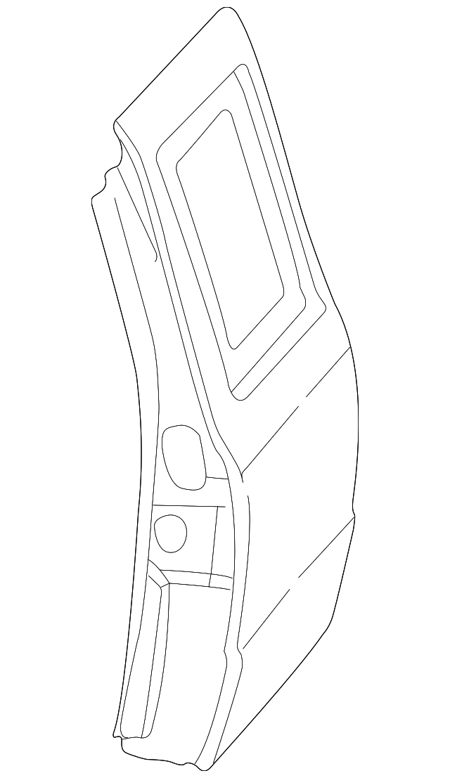 ZZP0-72-010 Деталь DOOR SHELL, RIGHT