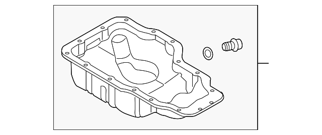 21510-2E023 Деталь OIL PAN