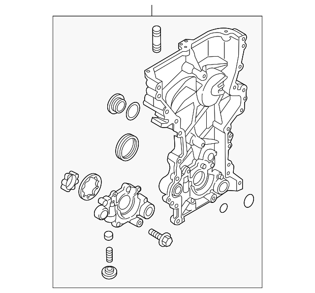 21350-2E030 Деталь TIMING COVER