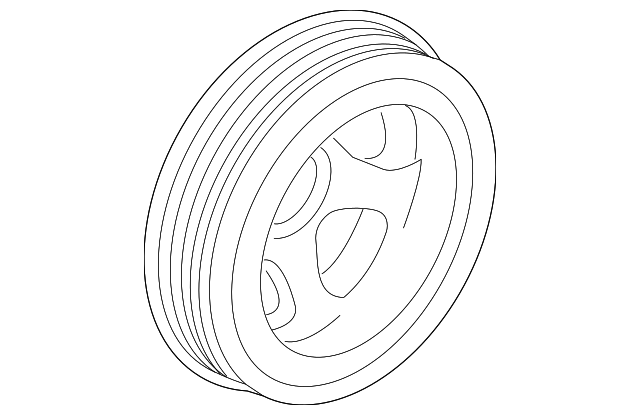 23124-2E000 CRNKSHFT PULLEY