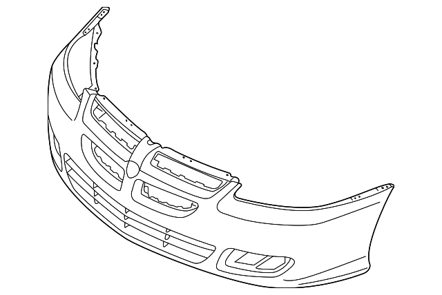 MR990729 BUMPER COVER