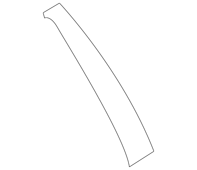 5116390AA Деталь BLACK OUT TAPE, RIGHT