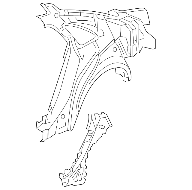 8E5-809-045 Деталь INNER PANEL, LEFT