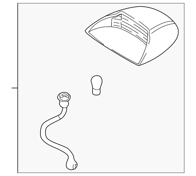 0K3AL-5158006 Деталь HIGH MOUNT LAMP