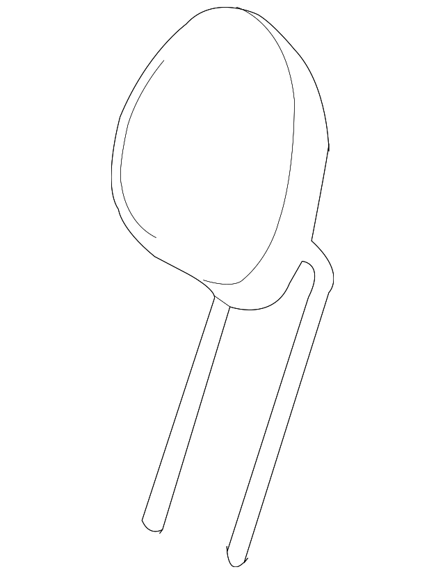 21197007785D40 HEADREST, RIGHT
