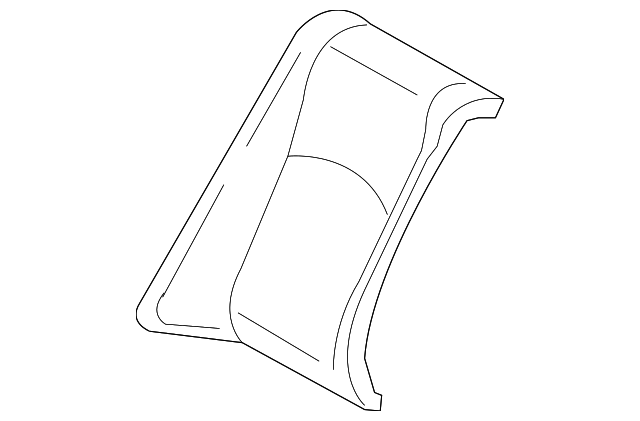 21192020608J73 SEAT BACK COVER, RIGHT