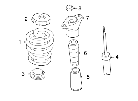 A6 Quattro STRUTS & COMPONENTS