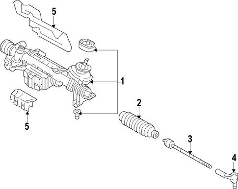 Jetta STEERING GEAR & LINKAGE 2