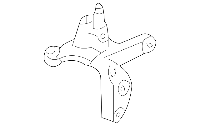 11231-4M400 Деталь FRONT MOUNT BRKT