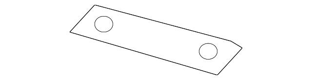 5030612AA Деталь BUMPER COVER RETAINER PLATE, RIGHT