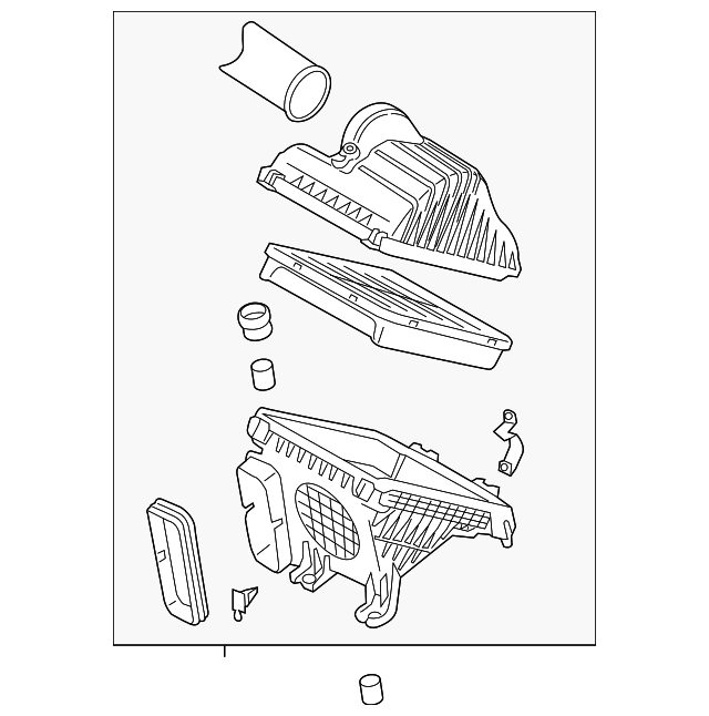 28110-3R650 Деталь AIR CLEANER ASSY