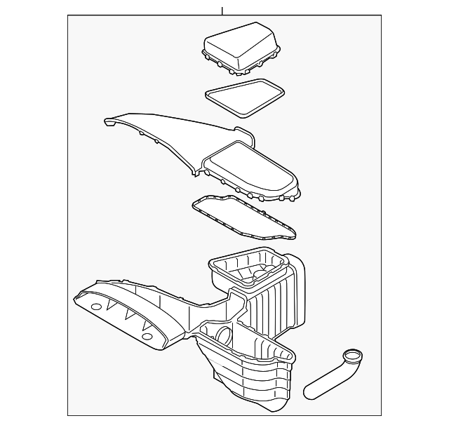 28210-3R800 Деталь INTAKE DUCT
