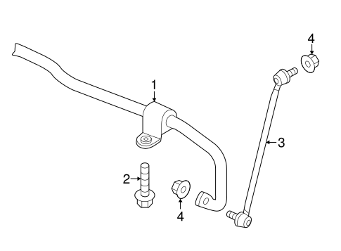 Golf STABILIZER BAR & COMPONENTS