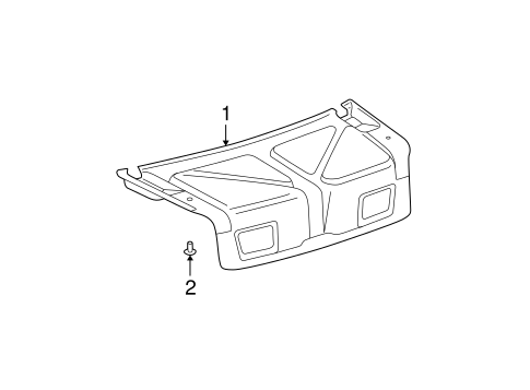 Camry INTERIOR TRIM - TRUNK