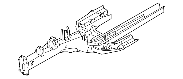 64601-3W400 Деталь RAIL ASSY, LEFT