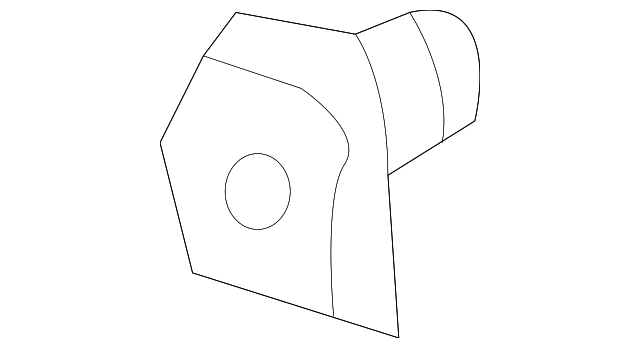 66317-3W000 Деталь APRON PANEL BRACKET, LEFT