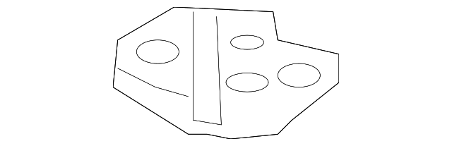 64547-3W000 Деталь APRON PANEL STAY, RIGHT