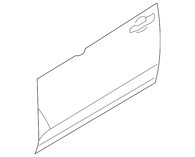 76121-1M010 Деталь OUTER PANEL, RIGHT