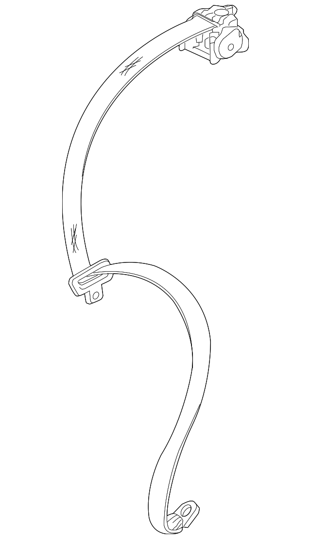 7000B205 Деталь CENTER SEAT BELT