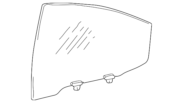 83410-38021 Деталь GLASS, LEFT