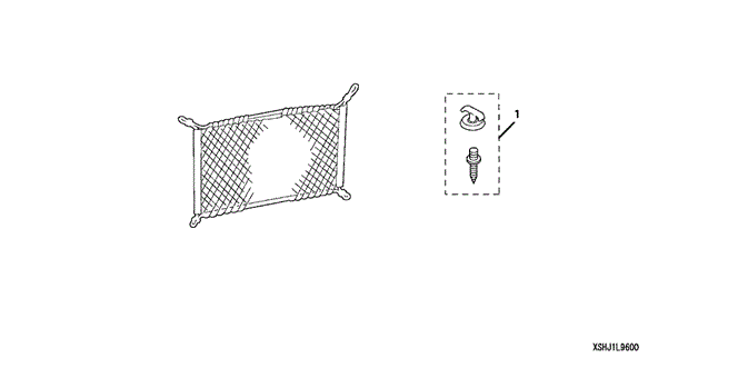 ACCESSORIES/CARGO NET for 2008 Honda ODYSSEY #1