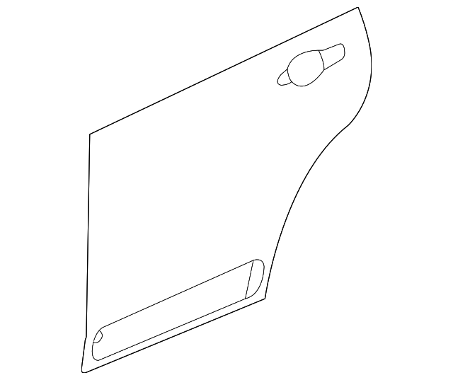 89025812 Деталь OUTER PANEL, LEFT