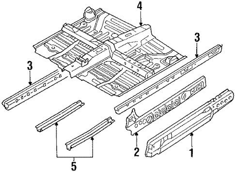 MX-6 FLOOR & ROCKER