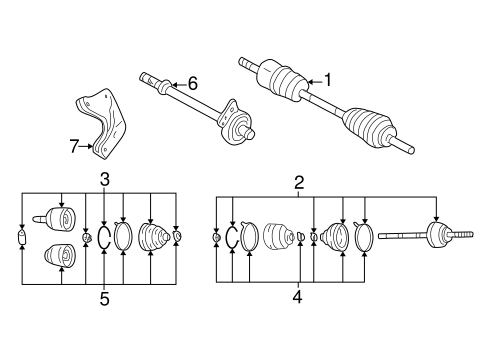 Tribute DRIVE AXLES 2
