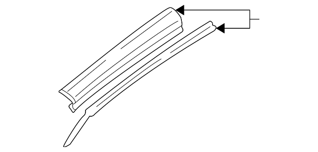 51425AE12A Деталь SIDE RAIL, RIGHT