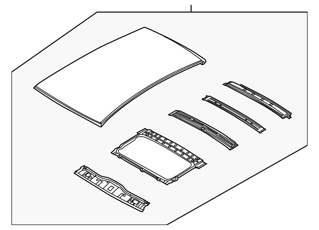96958781 Деталь ROOF PANEL