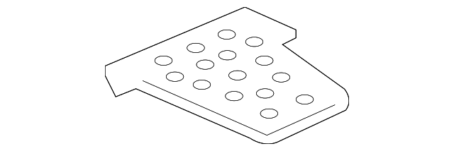 95990799 Деталь HINGE PLR REINF BAFFLE, RIGHT